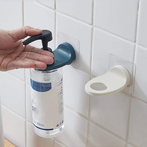 

1pc Random Wall Mounted Shampoo Holder, Multicolor