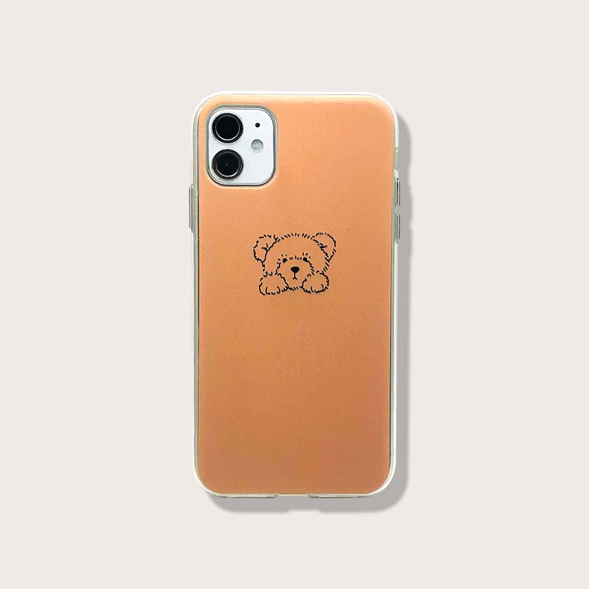 

Cartoon Bear iPhone Case, Khaki