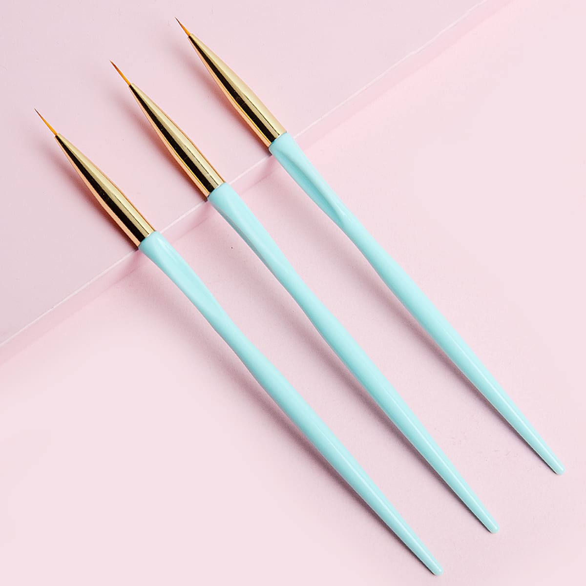 

3pcs Nail Art Drawing Pen, Blue