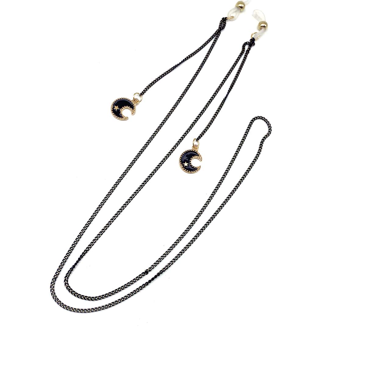 

Moon Decor Glasses Chain, Black