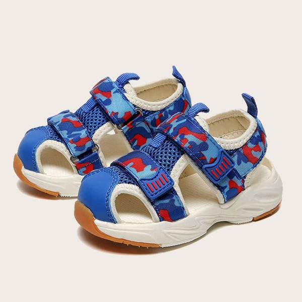 

Toddler Boys Camo Pattern Hollow Out Sandals, Royal blue