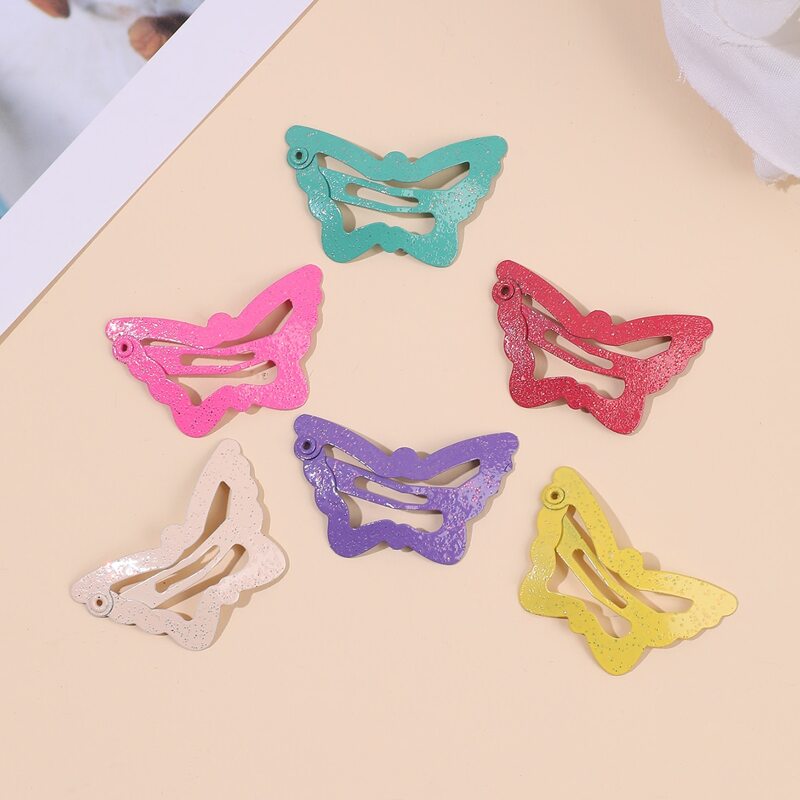 

6pcs Butterfly Hair Clip, Multicolor