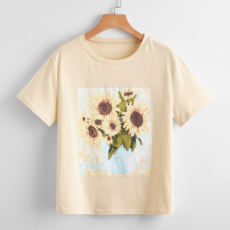 

Sunflower Graphic Tee, Beige
