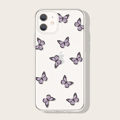 Butterfly Print Case Compatible With iPhone