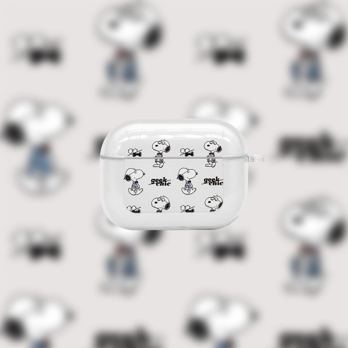 

Cartoon Clear AirPods Case, Multicolor