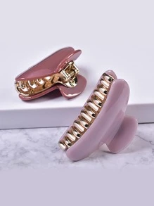 2入組素色髮爪 - 彩色 - 查看 2