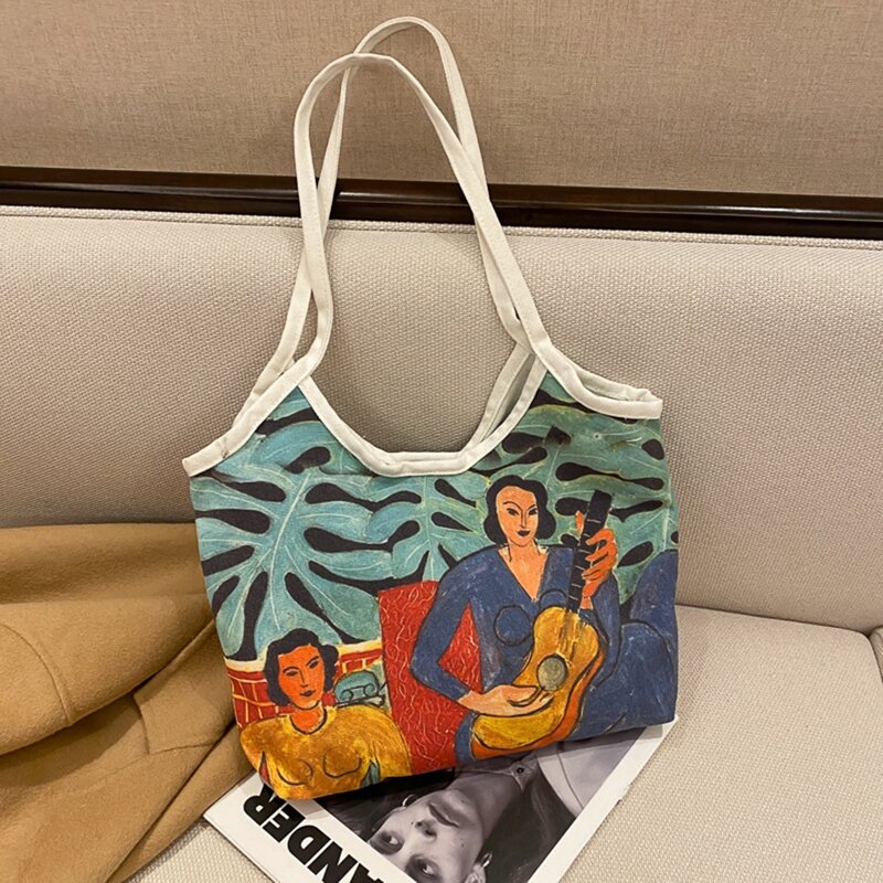 

Abstract Figure Tote Bag, Multicolor