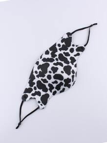 Mascarilla con estampado de vaca - Multicolor - Ver 1