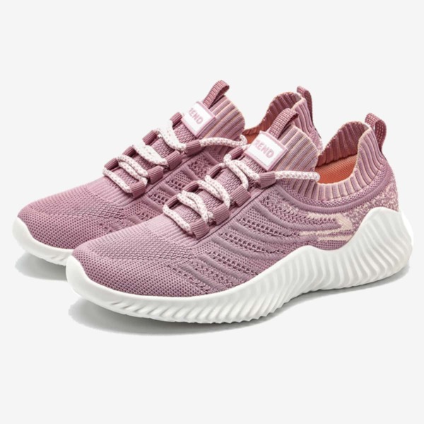 

Letter Graphic Lace-up Decor Sneakers, Purple