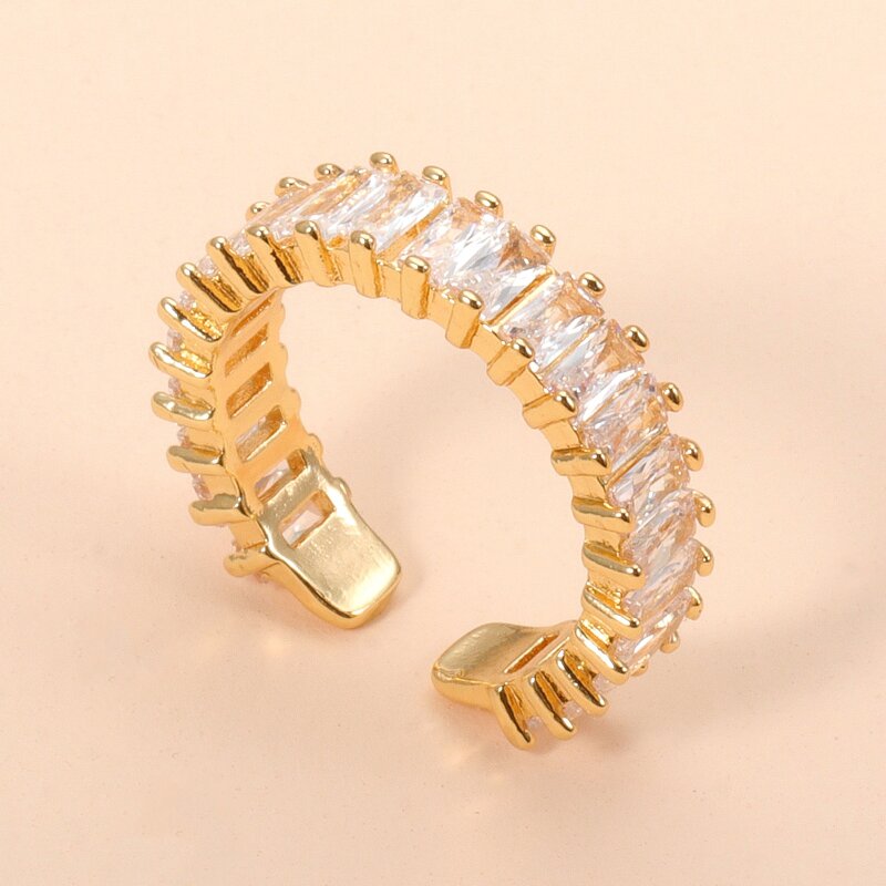 

Zircon Decor Ring, Gold