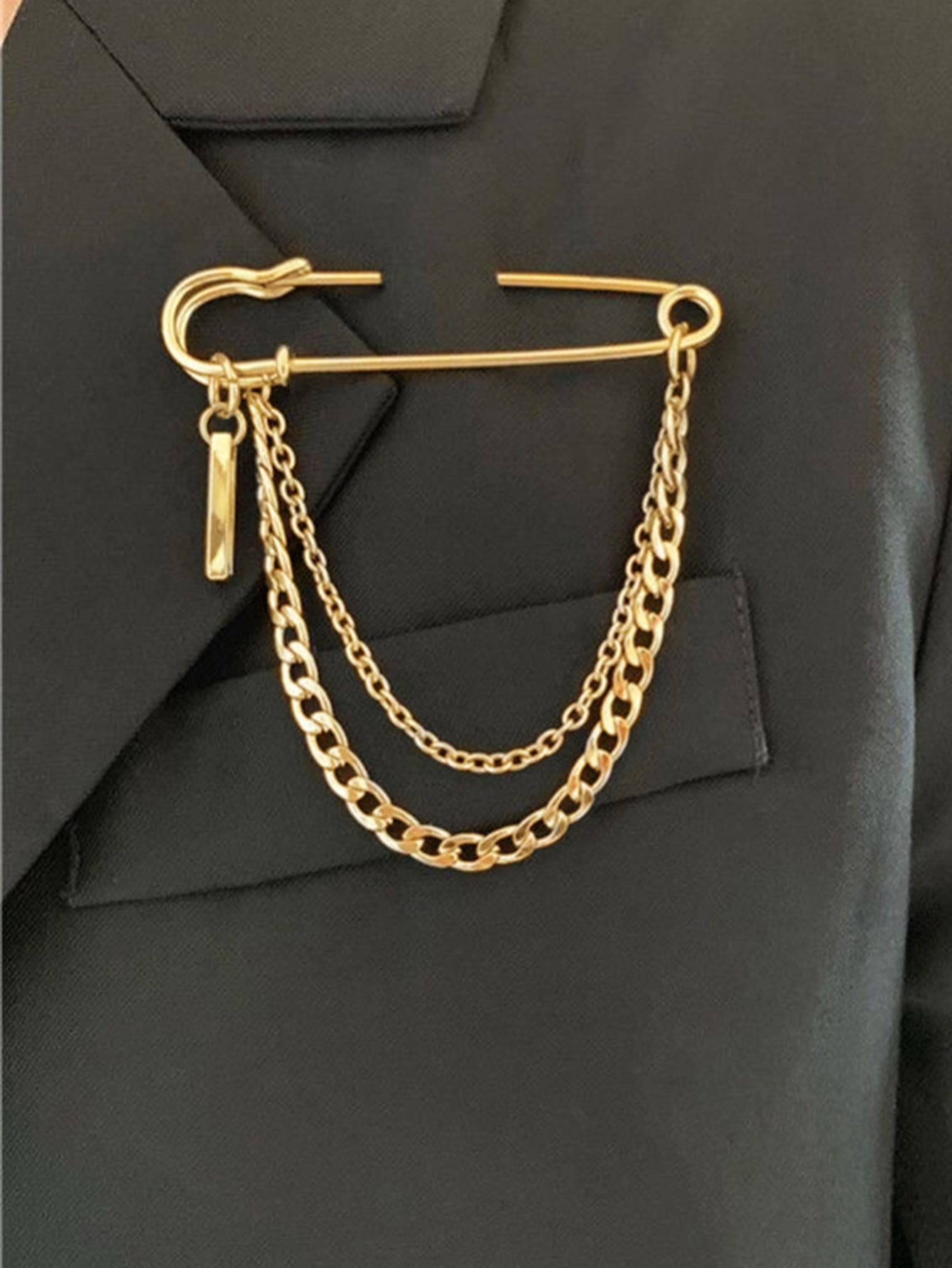 Pin Design Brooch