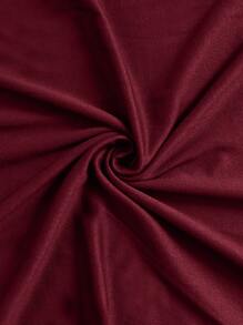 1 件拉绒弹力椅套，纯色高弹力防尘椅套，适用于酒店、酒吧、客厅、书房 - 酒紅色 - 查看 6