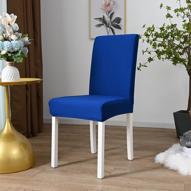 

Plain Stretchy Chair Cover, Royal blue