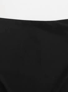 Swim Basics Quần lót bikini cạp cao - màu đen - Xem 4