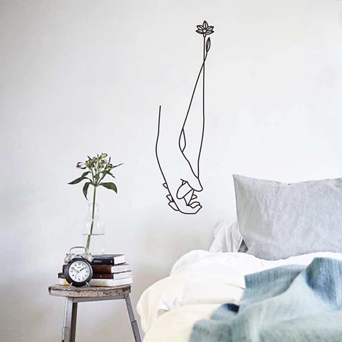 

Hand Print Wall Sticker, Black