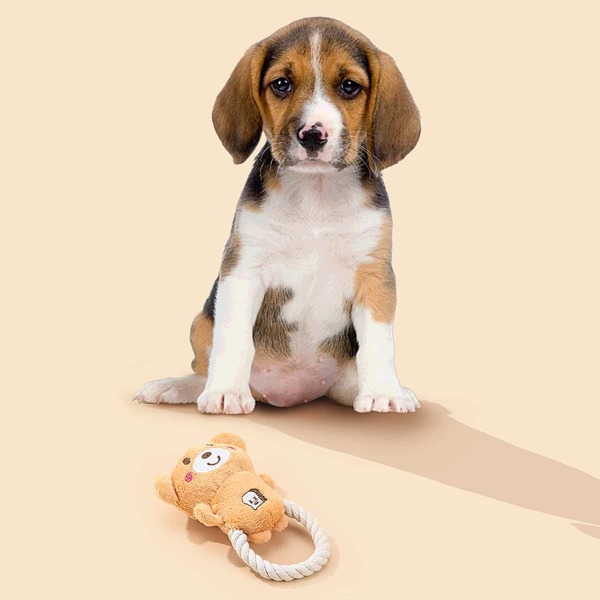 

Cartoon Plush Bear Pet Sound Toy, Multicolor
