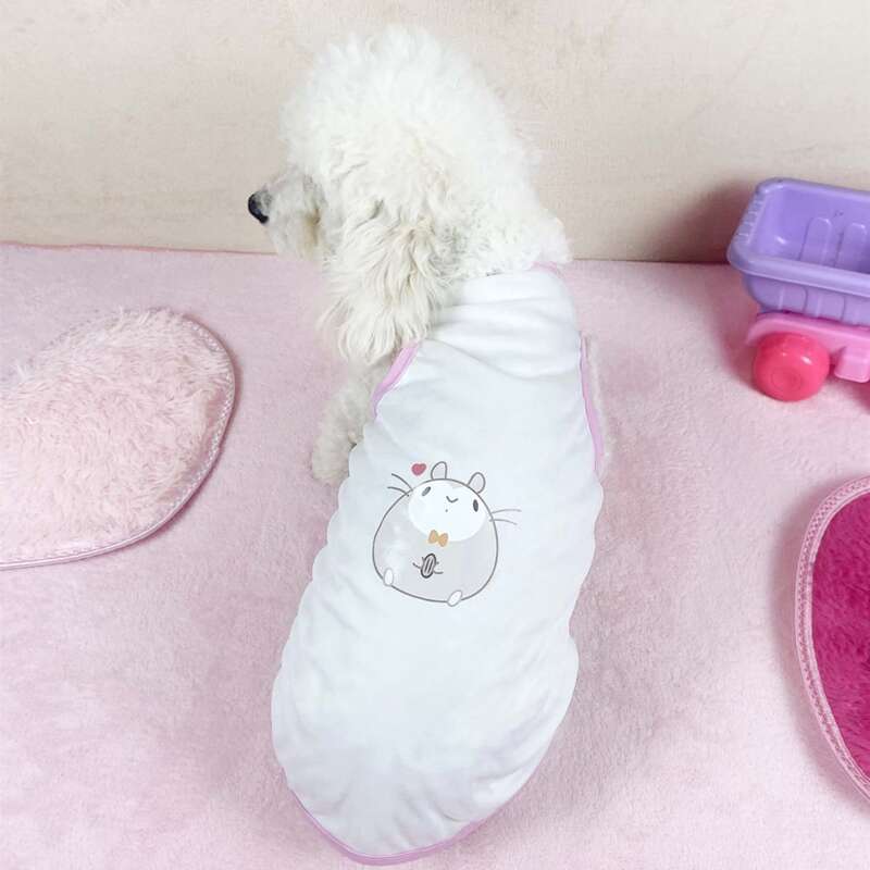 

Cartoon Graphic Pet Tank, Baby blue