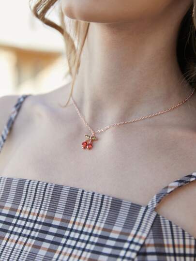 Cherry Charm Necklace