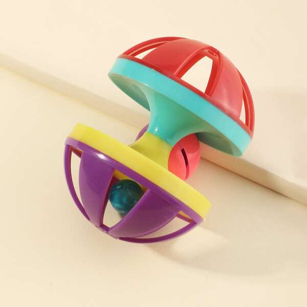 

1pc Random Color Cat Bell Ball, Multicolor