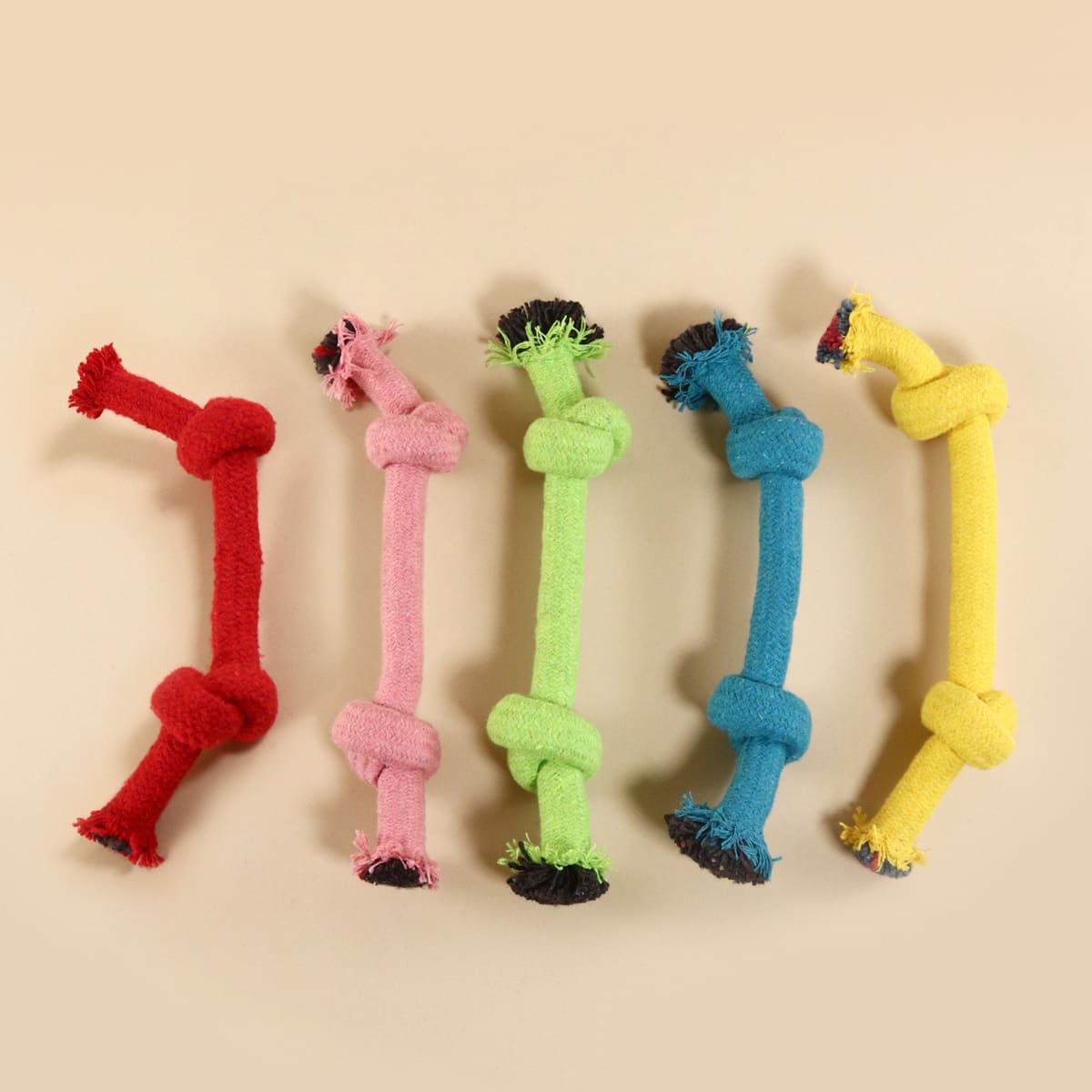

1pc Random Color Knot Pet Chew Toy, Multicolor