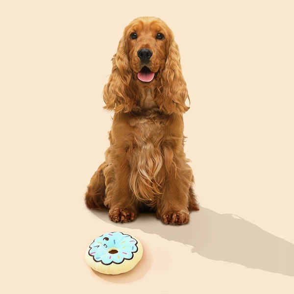 

1pc Donut Design Pet Sound Toy, Multicolor