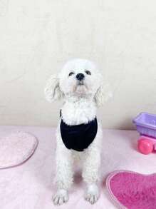 Tank de mascota con estampado de dibujos animados