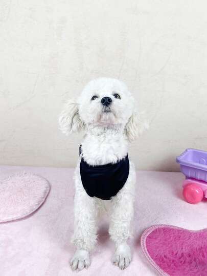 لباس علوي تانك حيوان اليف بجرافيم رسوم كارتون