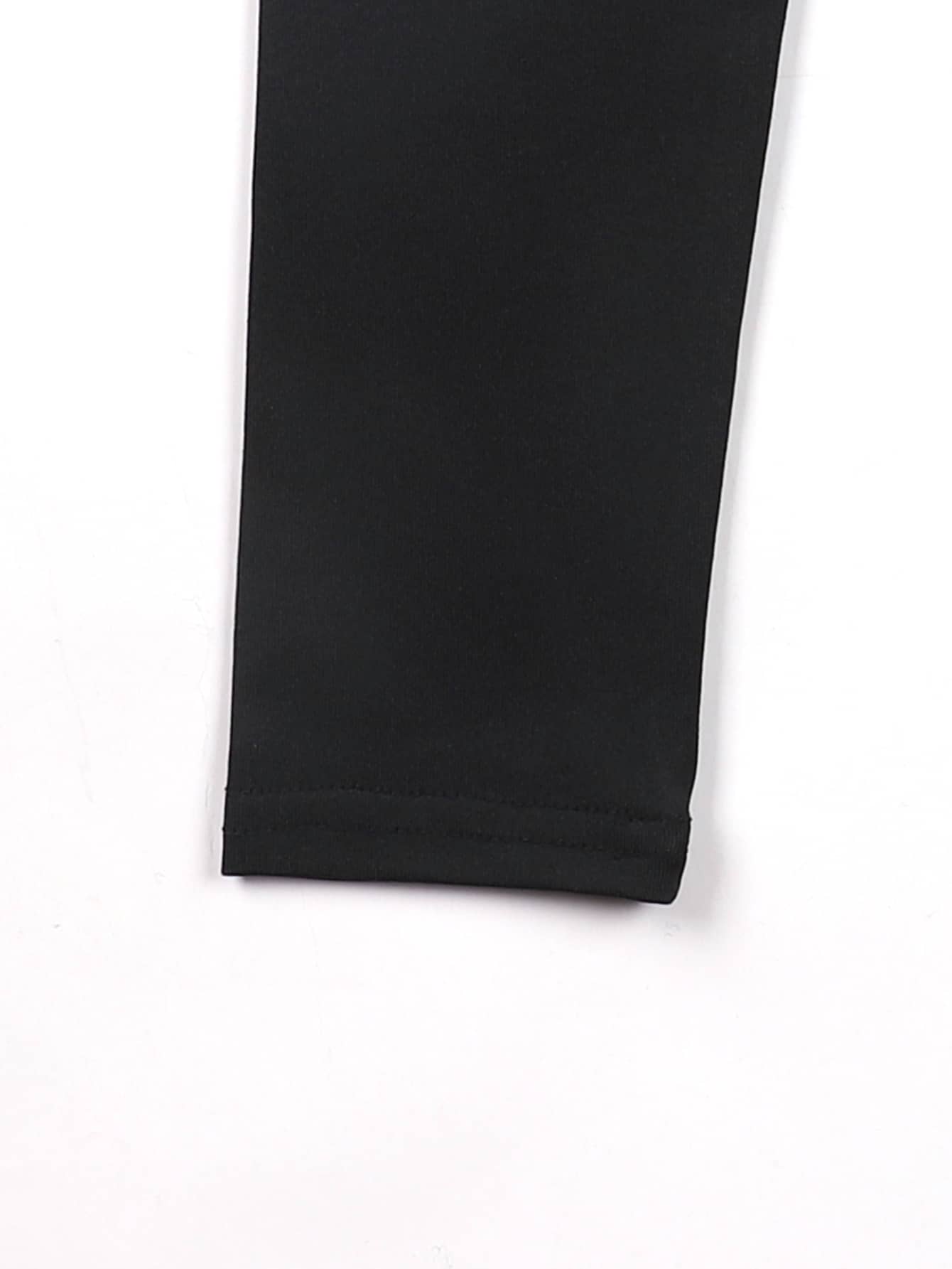 Young Girl 2packs Solid Leggings Summer Holiday Autumn Fall