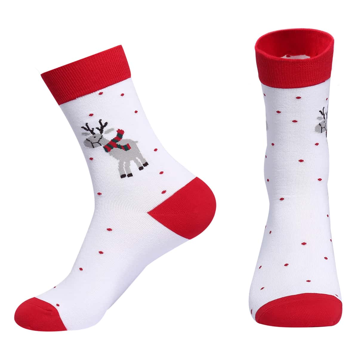 

Christmas Cartoon Graphic Socks, Multicolor
