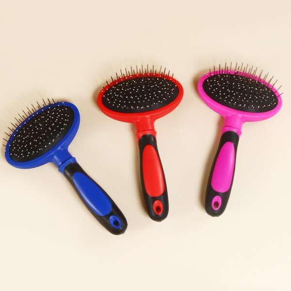 

1pc Random Color Pet Hair Brush, Multicolor