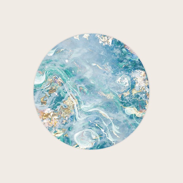 

Marble Pattern Mouse Pad Sticker, Multicolor