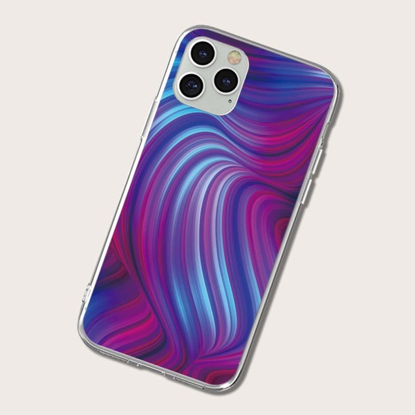 

Flowing Lines iPhone Case, Multicolor