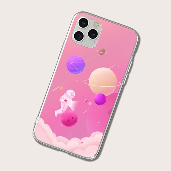 

Чехол для iPhone с узором астронавта, Многоцветный