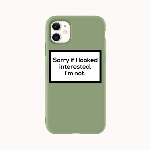 

Slogan Graphic iPhone Case, Green
