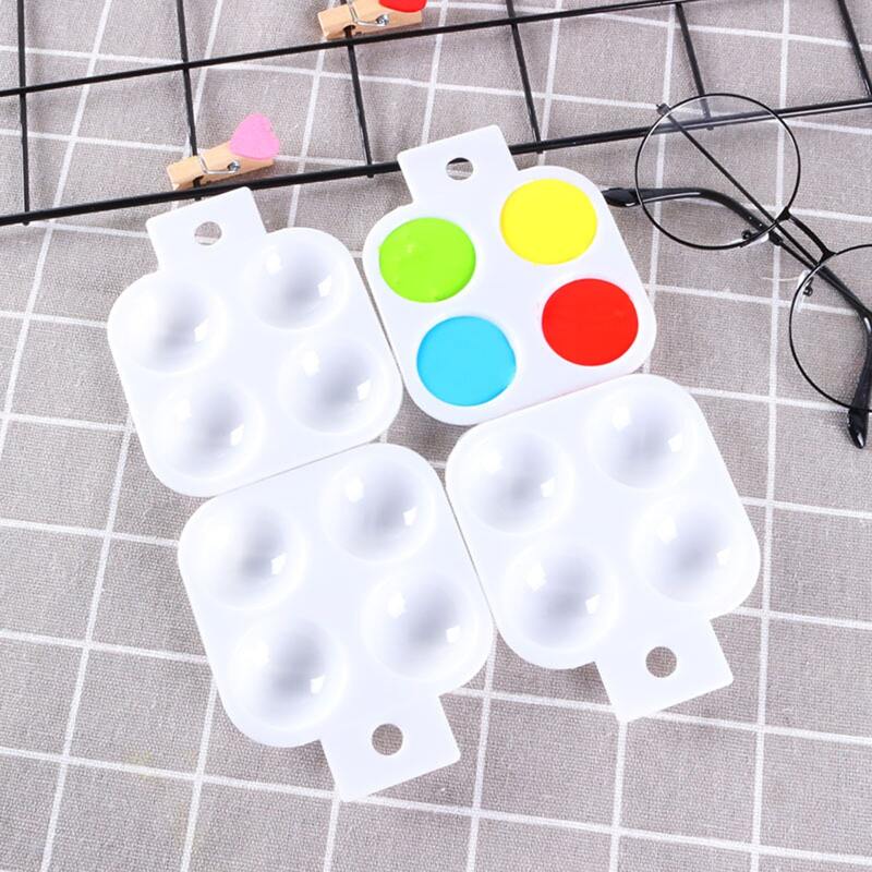 

5pcs Square Painting Palette, Multicolor