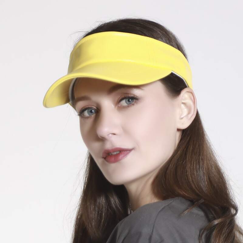

Simple Plain Visor Hat, Yellow