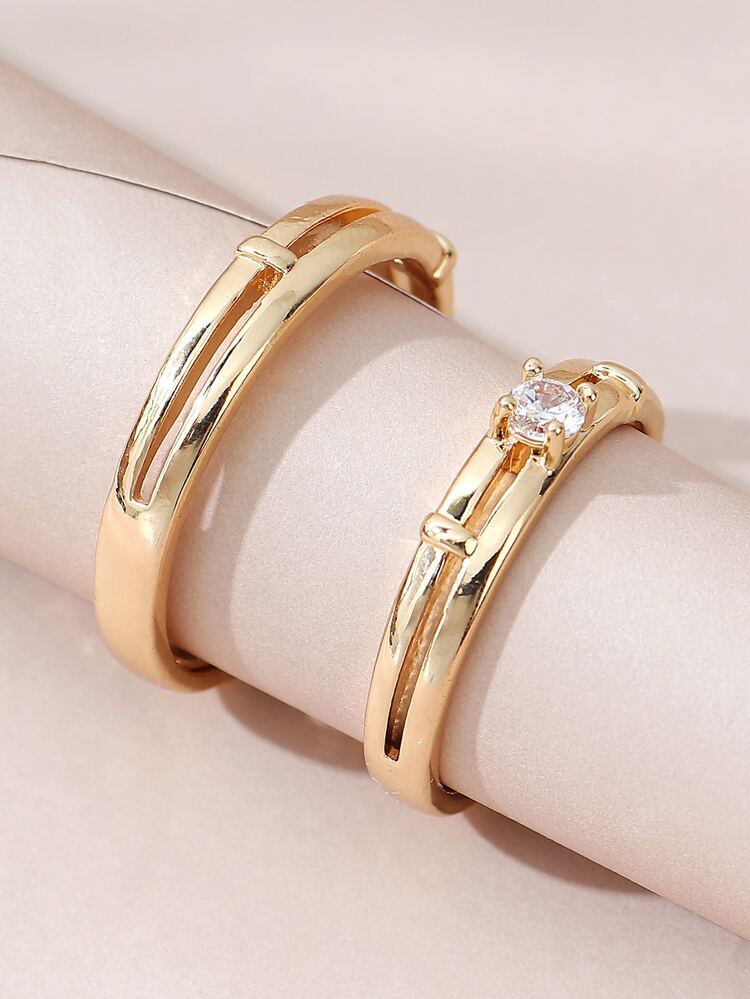 Fashionable and Popular Men's Stainless Steel Minimalist Hoop Earrings for Jewelry Gift and for a Stylish Look - Yellow Gold - View 3