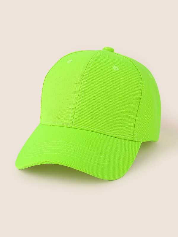 Neon Green Baseball Cap SHEIN USA