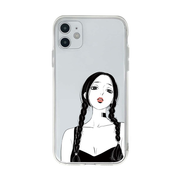 

Girl Print Clear iPhone Case