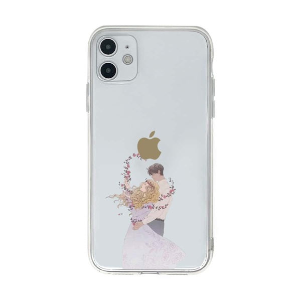 

Couple Print Clear iPhone Case