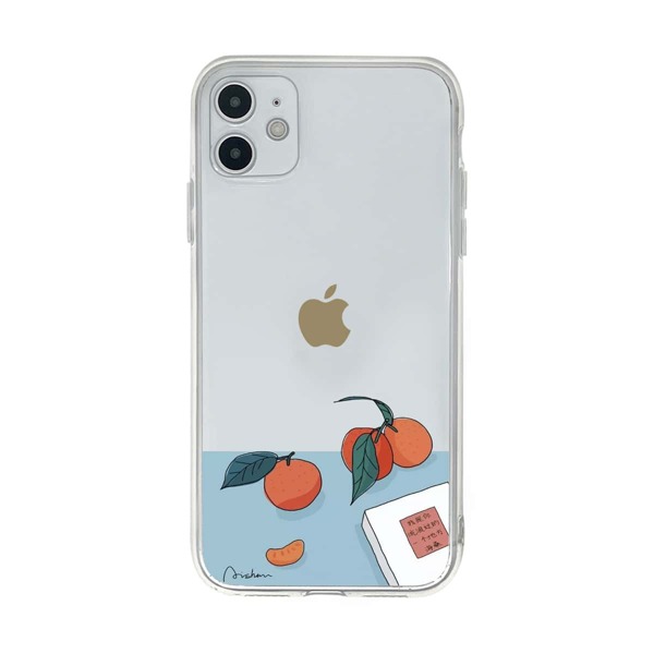 

Fruit Print Clear iPhone Case