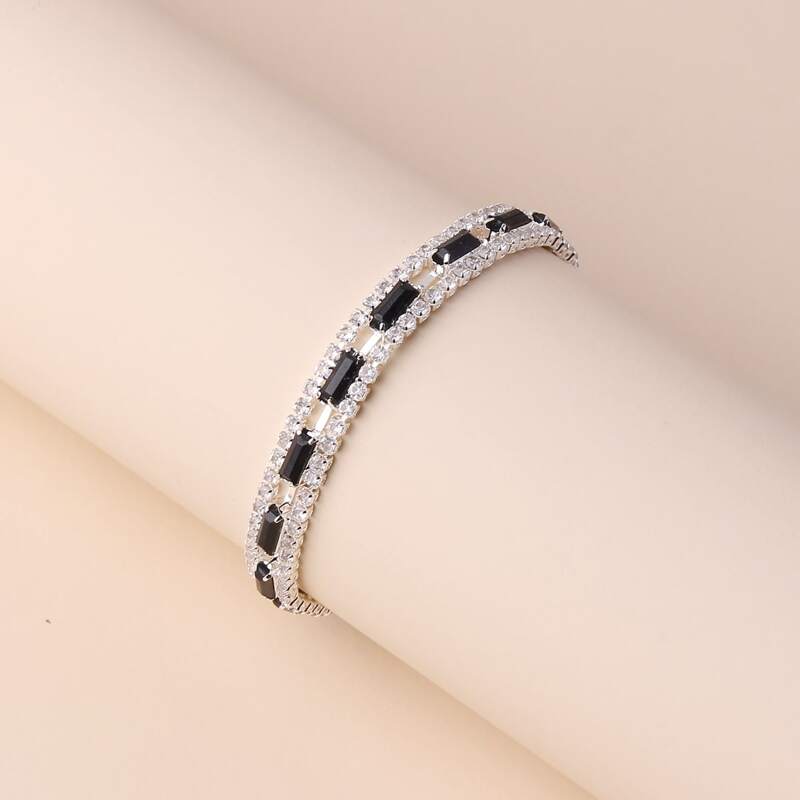

Rhinestone Band Bracelet, Multicolor