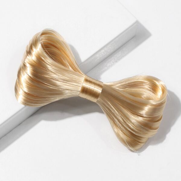 

Bow Decor Hair Clip, Champagne