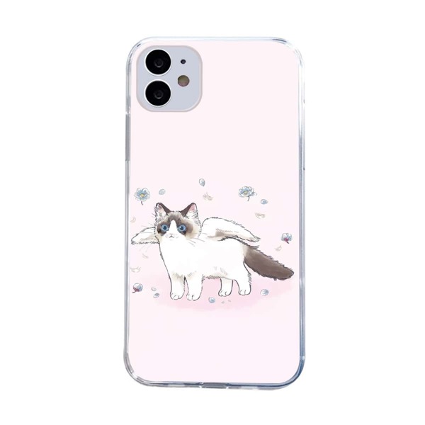 

Чехол для iPhone с узором кошки, Многоцветный