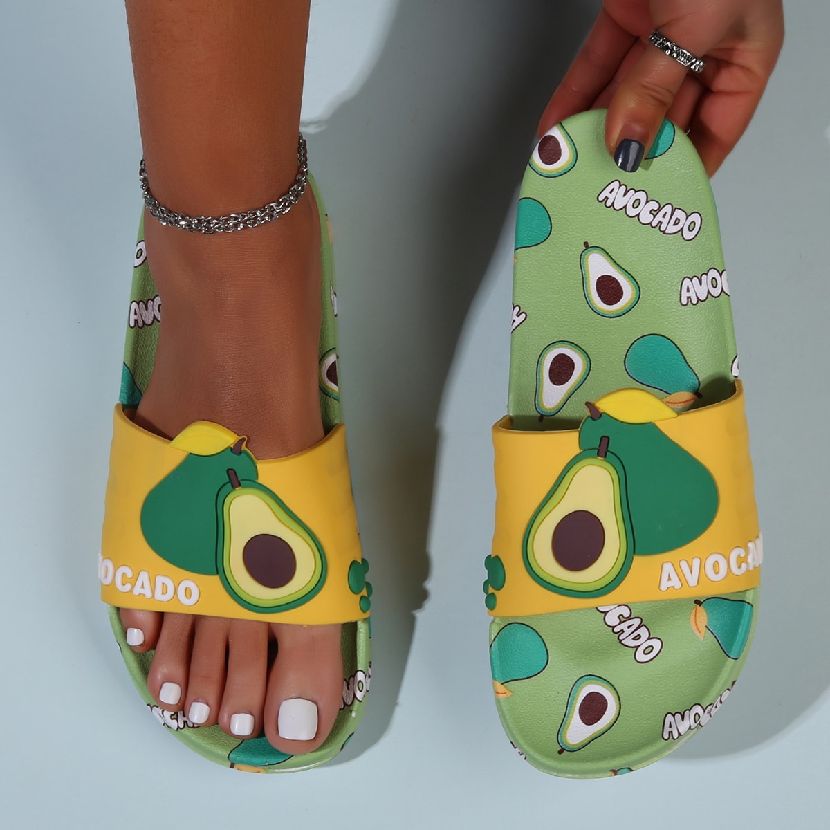 Фрукты и овощи Институтский Тапочки & Вьетнамки