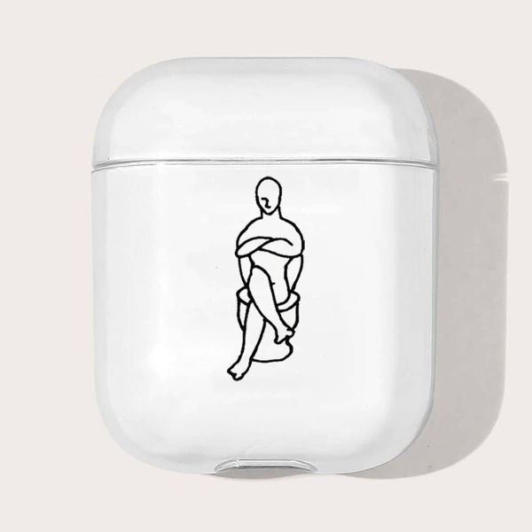 

Figure Graphic Clear Airpods Case