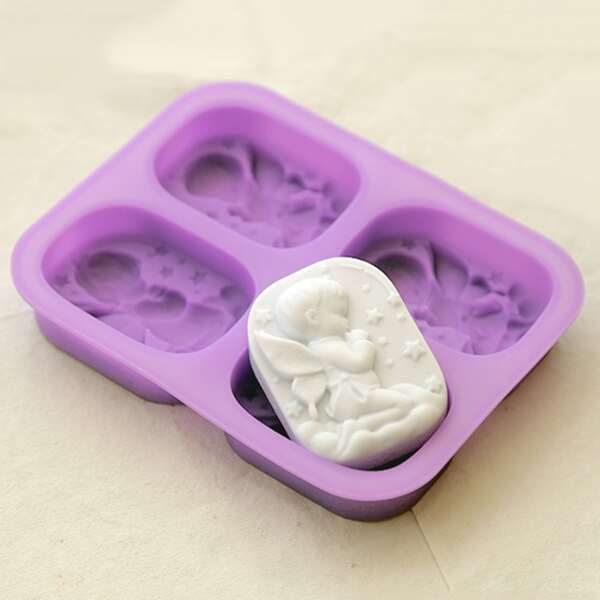 

1pc Silicone Baking Mold, Purple