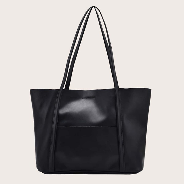 

Minimalist Large Capacity Tote Bag, Black