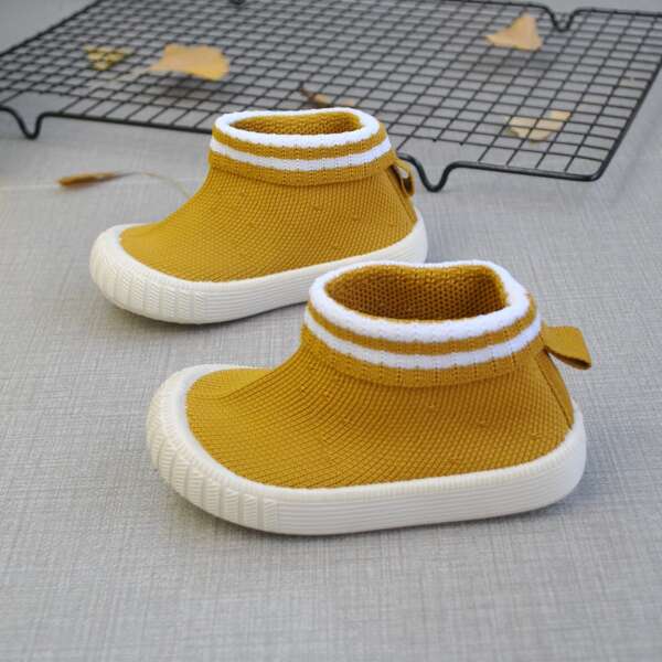 

Toddler Boys Striped Slip On Sneakers, Yellow