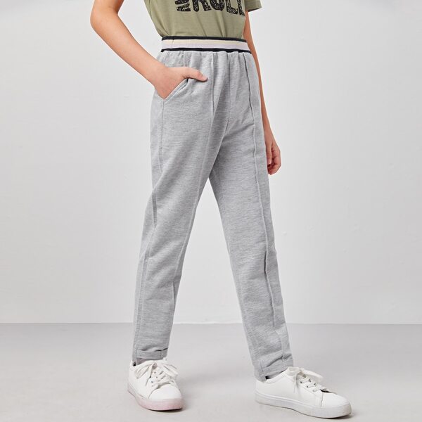 

Boys Stripe Tape Sweatpants, Light grey